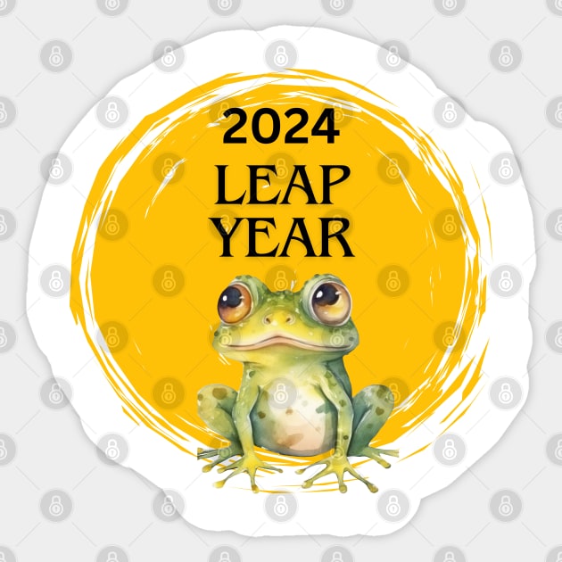 Leap Year 2024 Sticker by Spacetrap